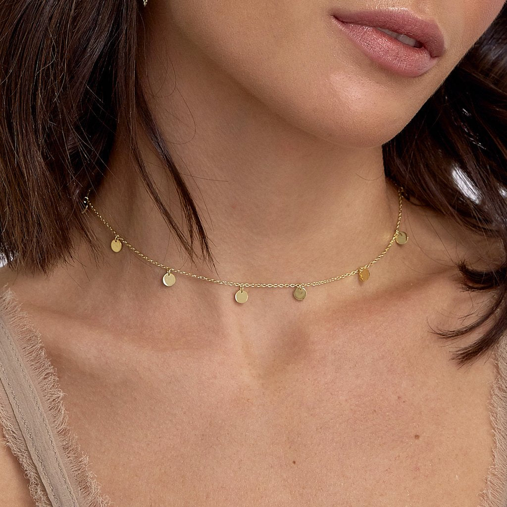 Gold Plated Dainty Necklace