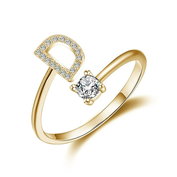 letter ring; quality rings for her; Eamti;