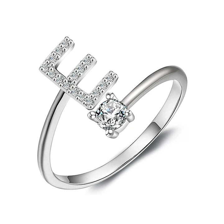 letter ring; quality rings for her; Eamti;