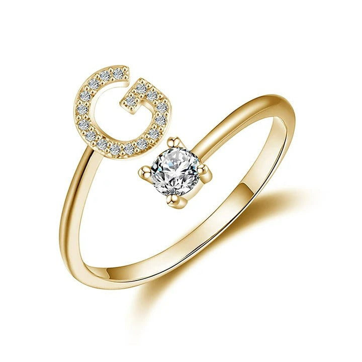 letter ring; quality rings for her; Eamti;