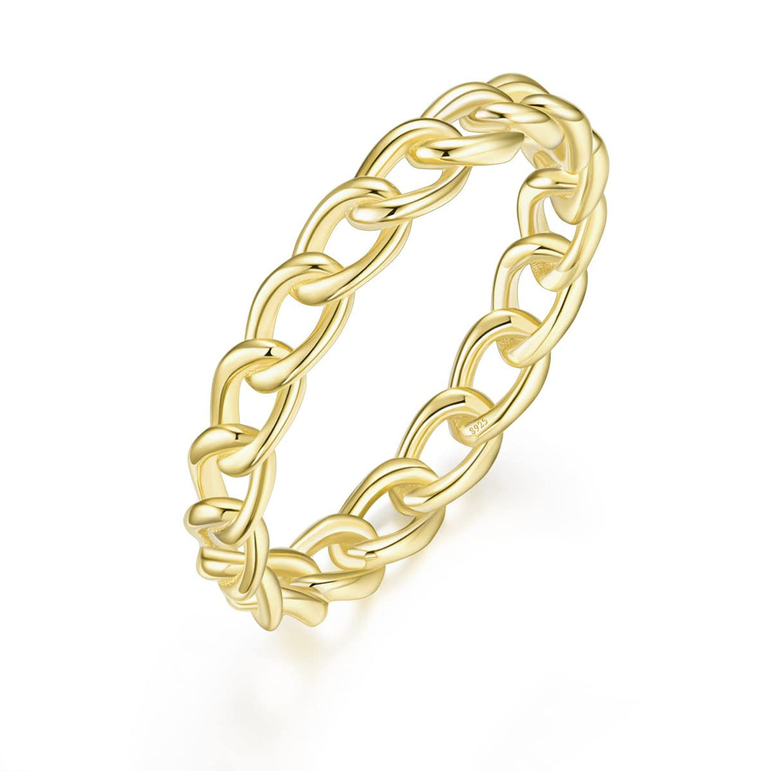 mens chain ring, wedding rings for him, inexpensive promise rings, cheap engagement rings under 100, cheap wedding rings for men, s925 chain ring, silver chain ring for women