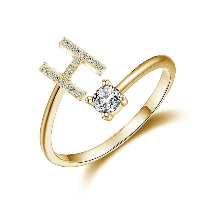 letter ring; quality rings for her; Eamti;