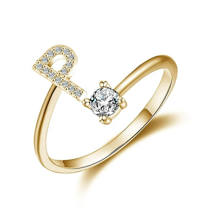 letter ring; quality rings for her; Eamti;