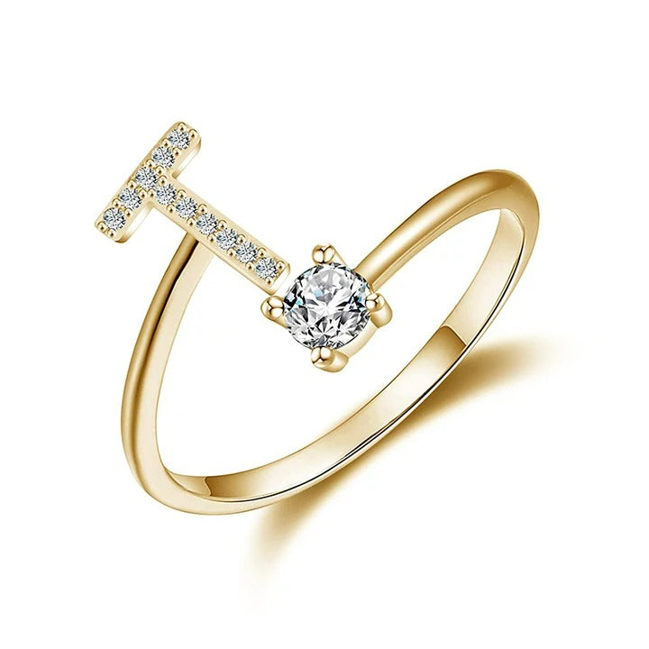 letter ring; quality rings for her; Eamti;