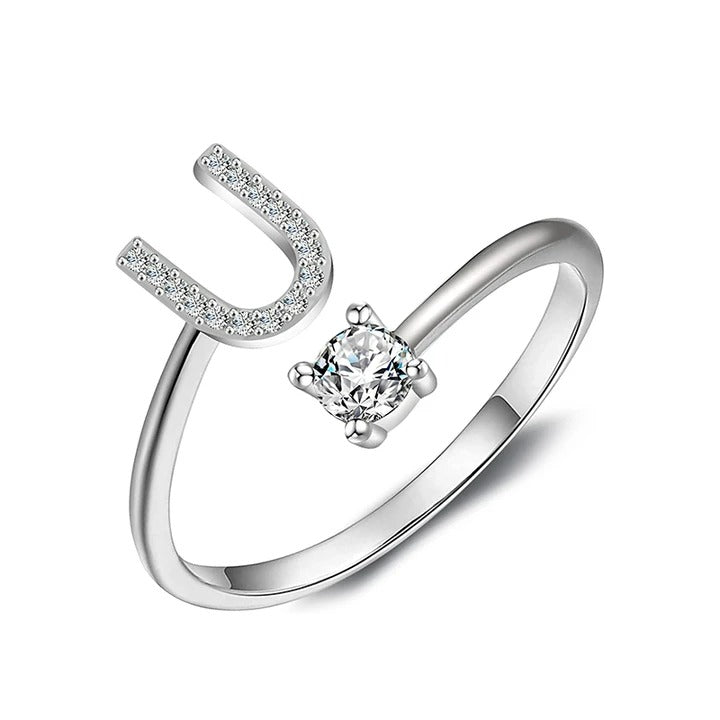 letter ring; quality rings for her; Eamti;
