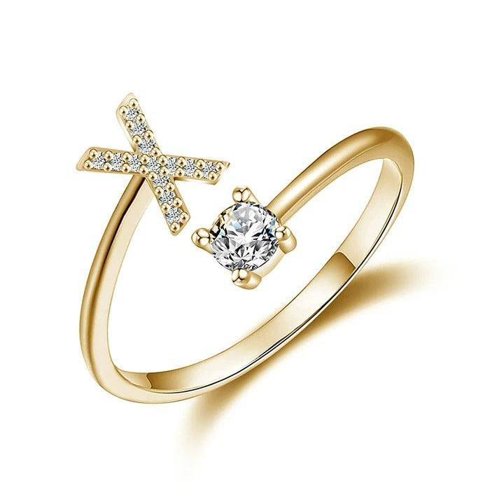 letter ring; quality rings for her; Eamti;